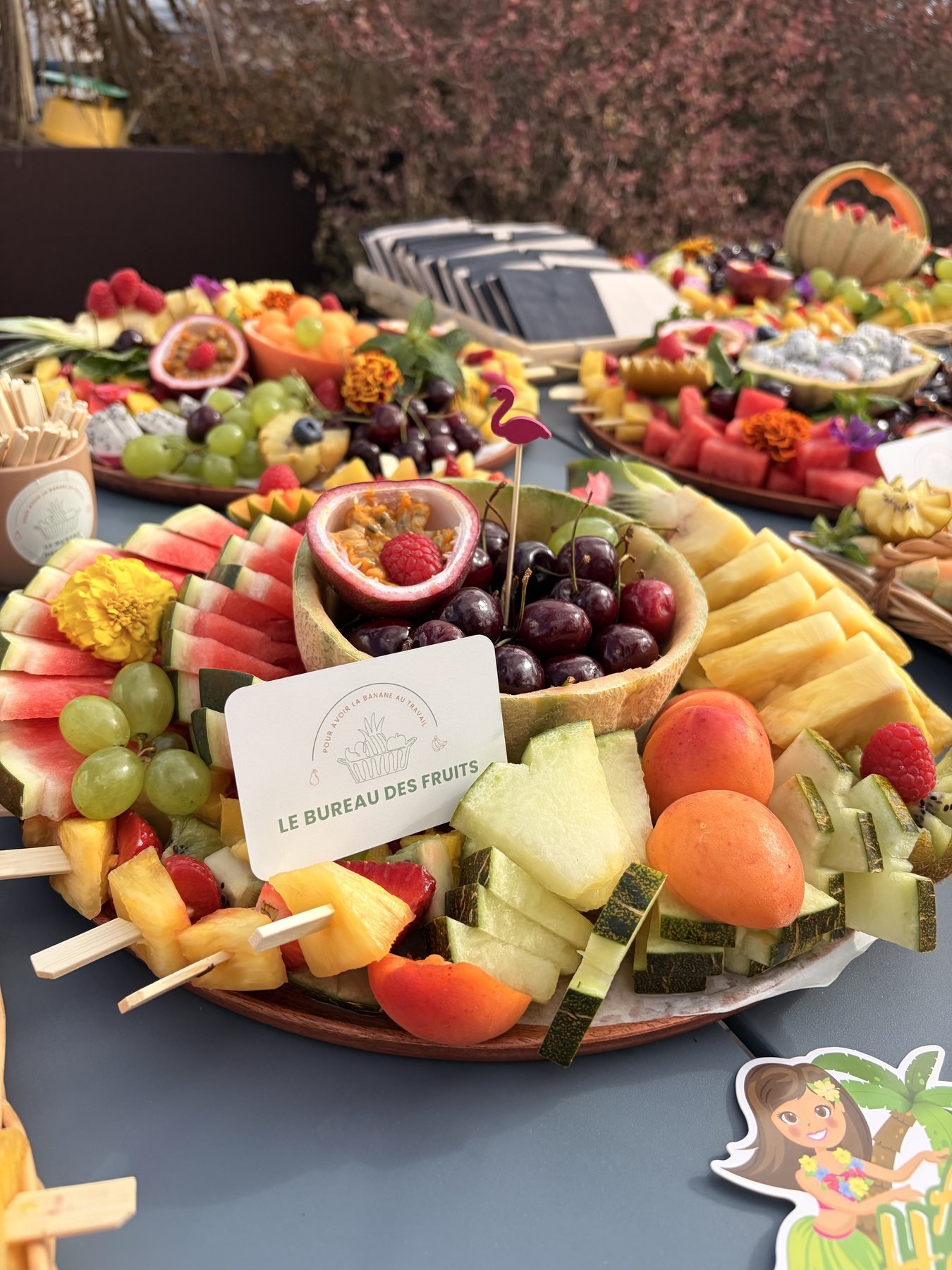 Fruits coupés